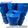5 Inch Blue Flexible Pvc Lay Flat Hose Water Discharge Pipe