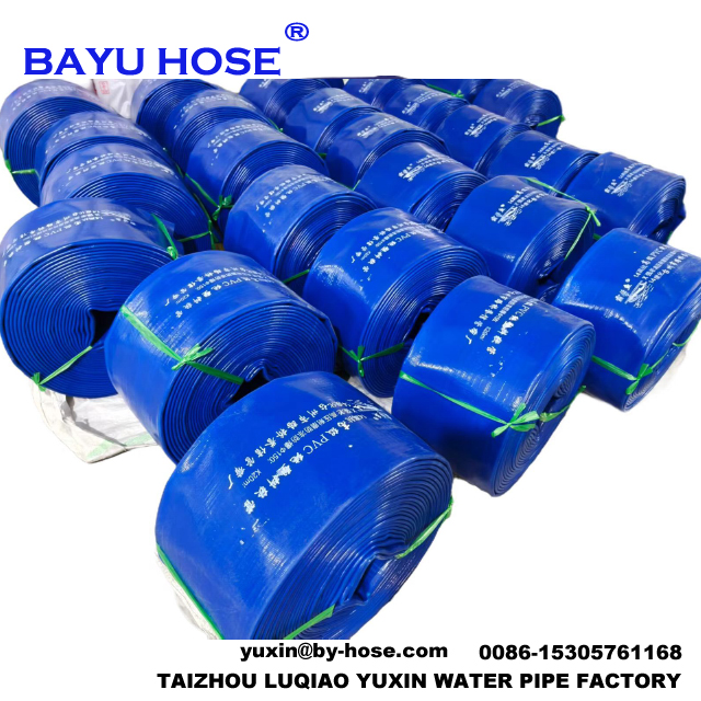 Durable And Versatile Expandable 6 Inch Layflat Hose Water Pump Hose Used in Efficient Agriculture Discharge
