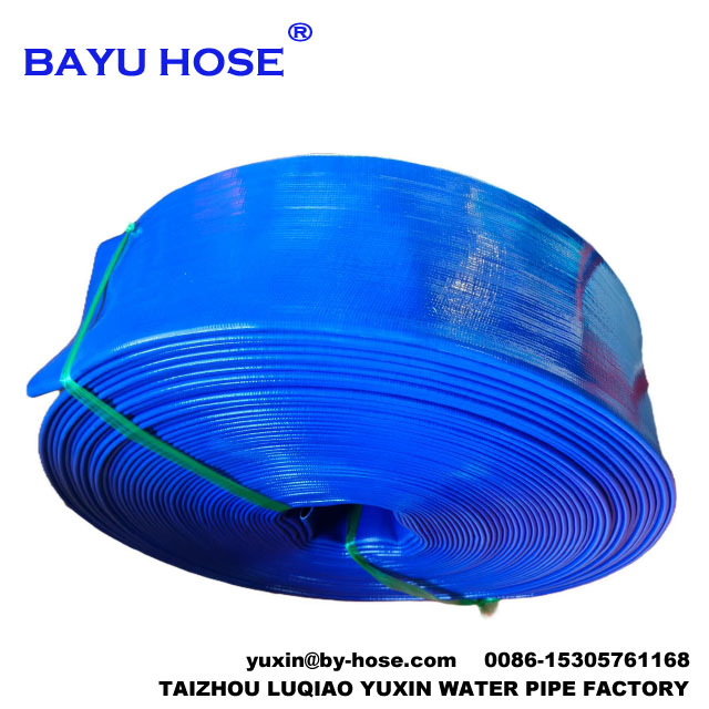 Flexible 4 Inch Pvc Layflat Discharge Hose 100ft -easy To Store And Quick To Deploy