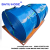 5 Inch Blue Flexible Pvc Lay Flat Hose Water Discharge Pipe