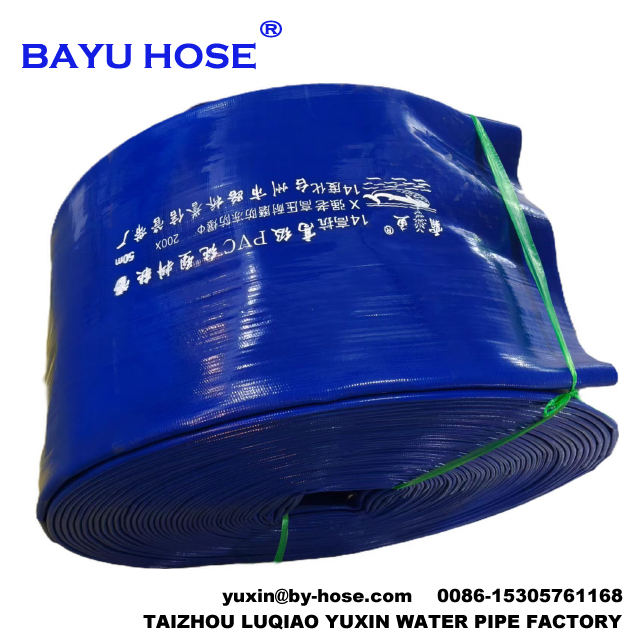 High Quality Durable 8-inch Flexible LayFlat PVC Hose for Water Discharge in Construction Mining And Agriculture