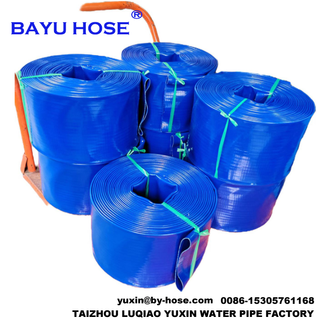Durable And Versatile Expandable 6 Inch Layflat Hose Water Pump Hose Used in Efficient Agriculture Discharge