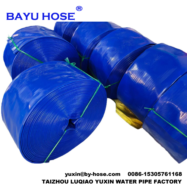 High Quality Durable 8-inch Flexible LayFlat PVC Hose for Water Discharge in Construction Mining And Agriculture