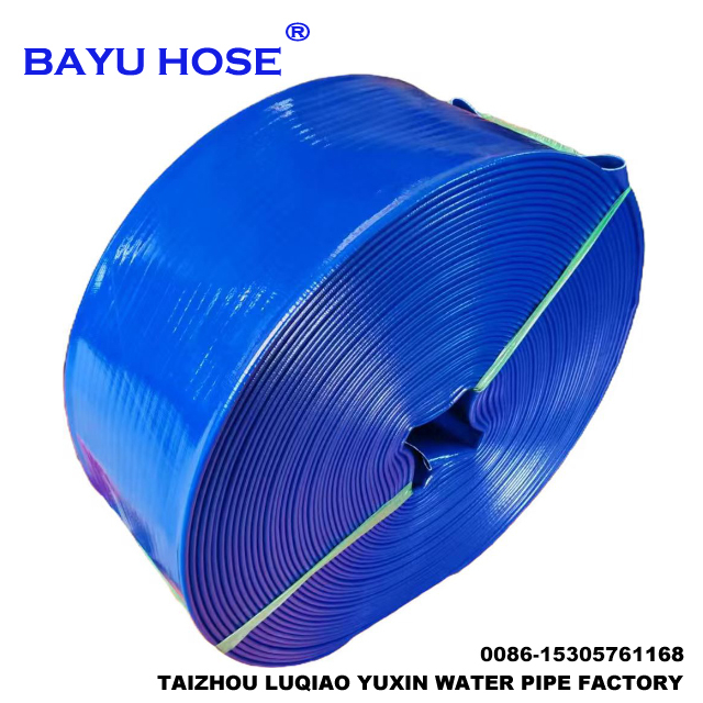Durable And Versatile Expandable 6 Inch Layflat Hose Water Pump Hose Used in Efficient Agriculture Discharge