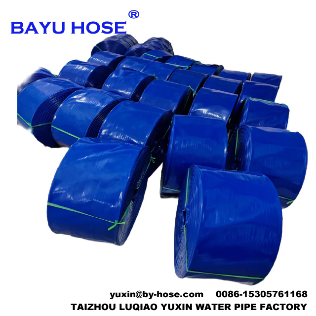High Quality Durable 8-inch Flexible LayFlat PVC Hose for Water Discharge in Construction Mining And Agriculture