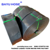4 Inch Heavy Duty PVC Lay Flat Discharge Hose, 4 Bar Working Pressure, Flexible Pump Delivery Hose for Agriculture Irrigation & Construction Dewatering